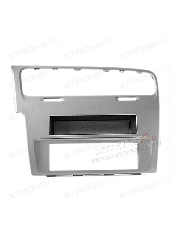 Single Din Car Stereo Fascia Surround Panel Fitting Kit for Volkswagen Golf 7 2012 onwards.