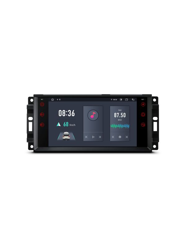 吉普/道奇/克萊斯勒 | 安卓 12 | 八核 | 4GB DDR4 內存和 64GB ROM | 汽車級硬件 | PEX72WRJL
