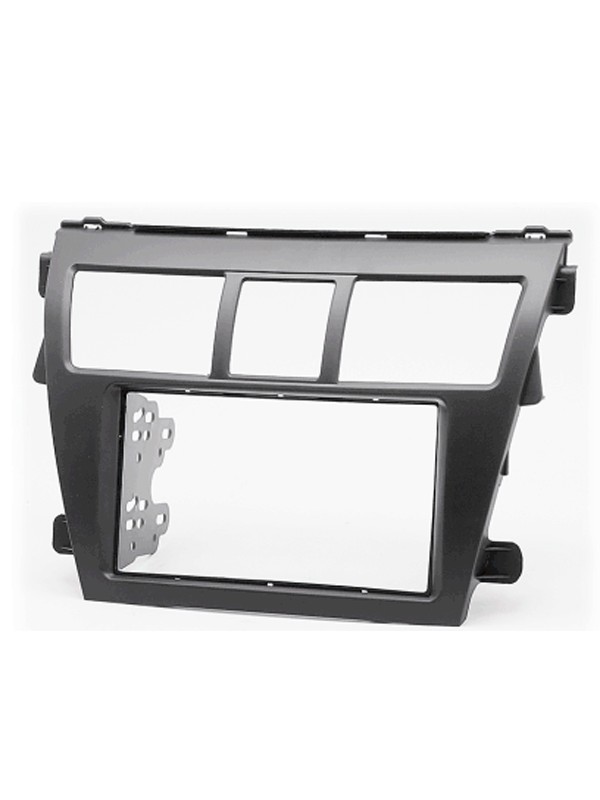 Black Car CD Stereo Surround Fascia Panel Adaptor for TOYOTA Vios Belta Yaris Sedan