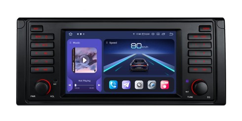 寶馬 E39 | 高通 665 | 安卓 14 | 八核心 | 8GB 記憶體及 256GB 儲存空間 | HDMI 輸出 | IQ7439BL