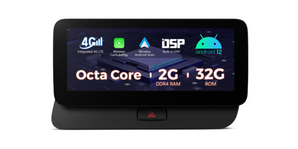 奧迪Q5 | 安卓 12 | 八核 | 2GB 內存和 32GB ROM | 集成 4G LTE | QEA12UHA12Q5R