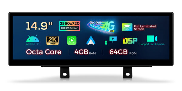 寶馬 | 3 系列 F30/4 系列 | 安卓OS | 八核| 4GB 記憶體和 64GB ROM | 全球4G LTE | QLB42THNBR