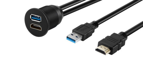 3米USB 3.0 HDMI嵌入式延長線| AKHDMIUSB01