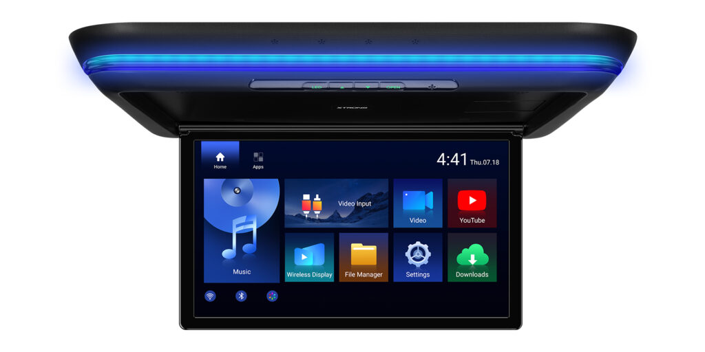 15.6" |  八核心 | 2GB RAM & 32GB ROM | 自動翻轉 | 電動安卓車載吸頂播放器 | CM152AM