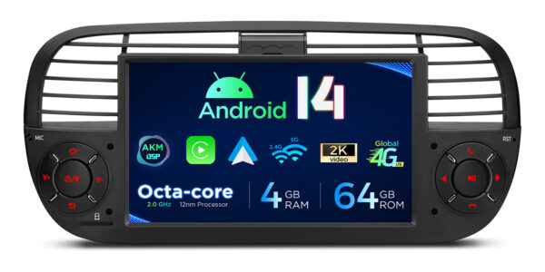 快意 500 | 安卓 14 | 八核心 | 4GB 記憶體 & 64GB 儲存空間 | 全球 4G LTE 解決方案 | PX7450FBL