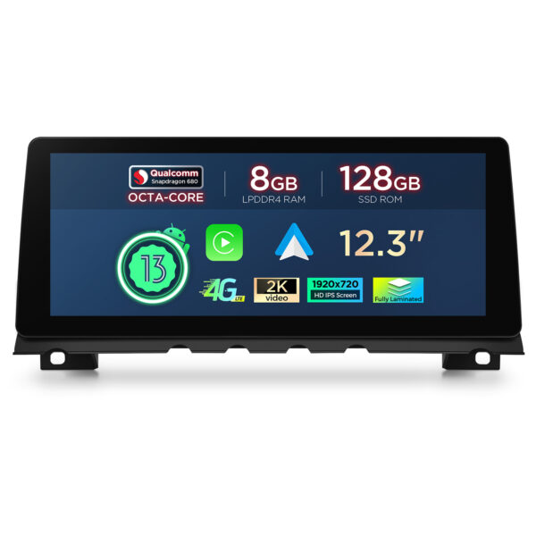 寶馬  | 7 系列 | 安卓系統 & OEM 系統 | 高通 680 | 八核心 | 8GB 記憶體 & 128GB 儲存空間  | QGB23CIB12SV