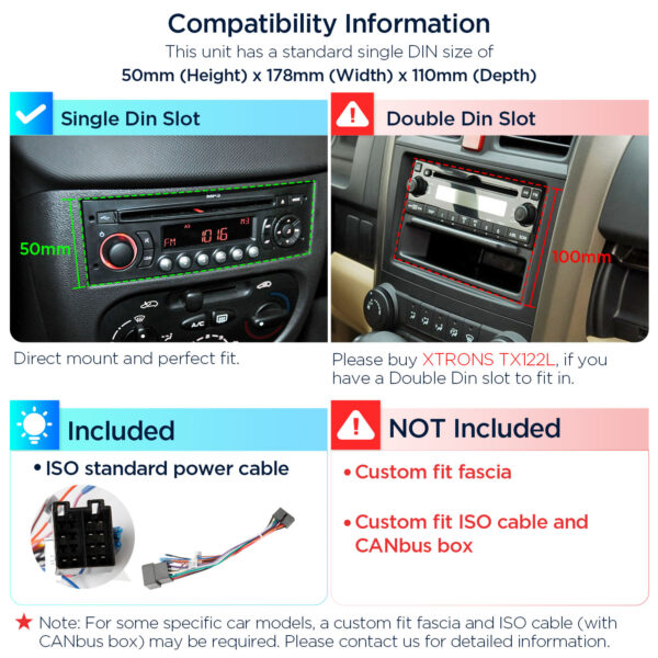單 DIN | 安卓 14 | 八核 | 4GB 記憶體 & 64GB 儲存空間 |全球 4G LTE 解決方案 | DX121L 