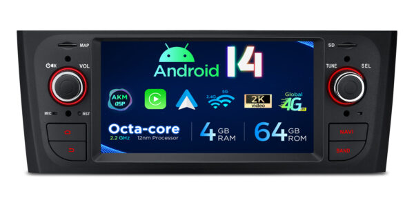 快意 Grande Punto |安卓 14 |八核 |4GB RAM & 64GB ROM |全球 4G LTE 解決方案 |PX64PTFLGS