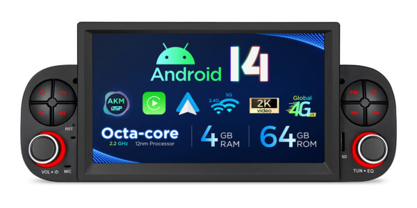 快意 熊貓 | 安卓 14 | 八核 | 4GB 記憶體 & 64GB 儲存空間 |全球 4G LTE 解決方案 | PX74PDFL