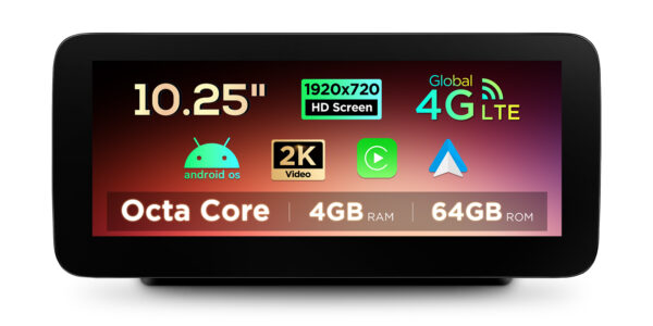 梅賽德斯-賓士 |Android OS & OEM系統 |八核 |4GB RAM & 64GB ROM |集成 4G LTE |QAMS1450M12C5