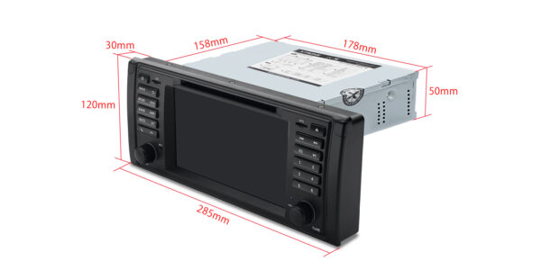 寶馬 | E39 系列 | 安卓 14 | 八核 | 4GB 記憶體 & 64GB 儲存空間 | 全球 4G LTE 解決方案 | PX7439BGS