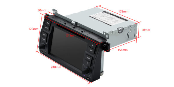 寶馬/路華/名爵 | 安卓 14 | 八核 | 4GB 記憶體 & 64GB 儲存空間 | 全球 4G LTE 解決方案 | PX7446BGS