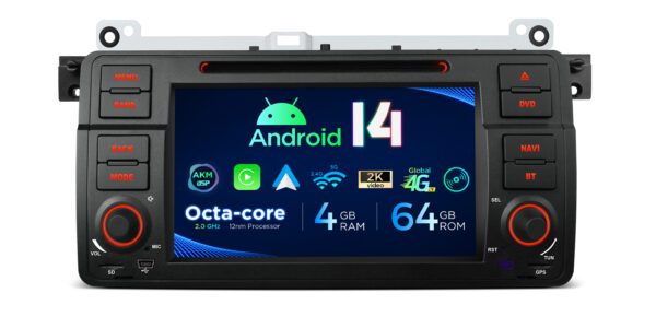 寶馬/路華/名爵 | 安卓 14 | 八核 | 4GB 記憶體 & 64GB 儲存空間 | 全球 4G LTE 解決方案 | PX7446BGS