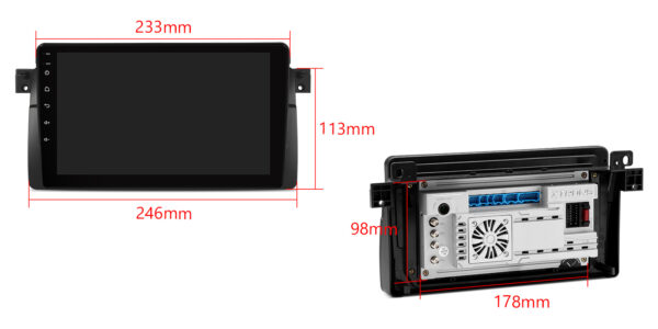 寶馬/路華/MG | 安卓 14 | 八核 | 4GB 記憶體 & 64GB 儲存空間 | 全球 4G LTE 解決方案 | PXP9446BGDAB