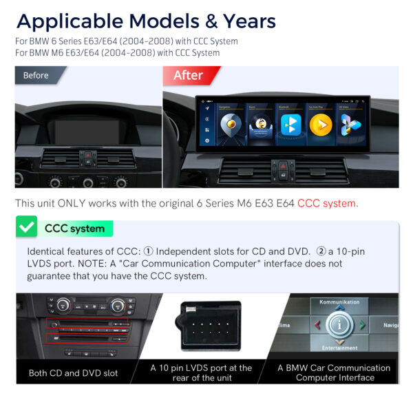 寶馬 | 6 系 | Android OS & OEM系統 | 八核 | 8GB 記憶體 & 256GB 儲存空間 | 全球 4G LTE | QLBX4463CC3
